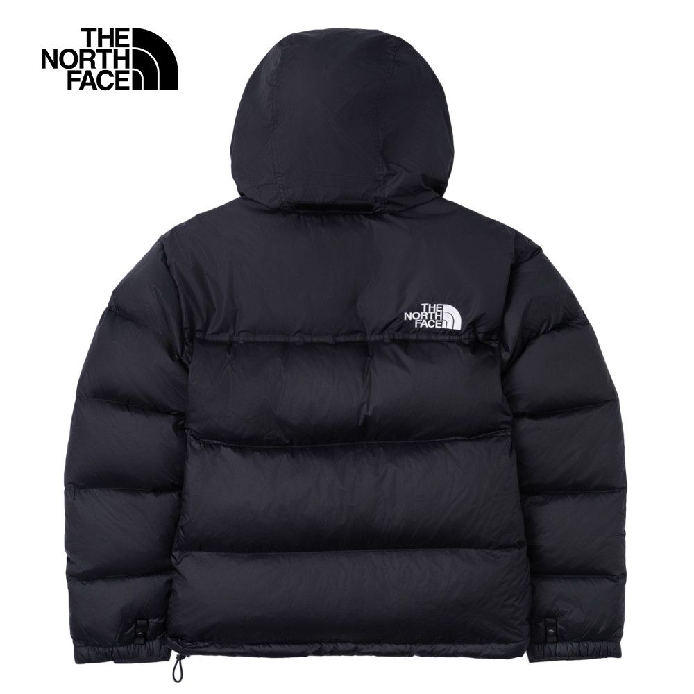 The North Face 北面 【經典1996】男款黑色DWR防潑水可打包可調節收納羽絨外套|3C8D4G3 700蓬鬆度