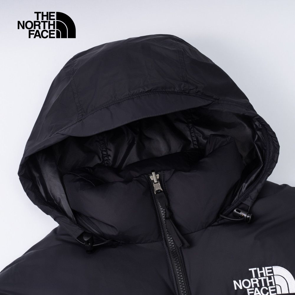 The North Face 北面 【經典1996】男款黑色DWR防潑水可打包可調節收納羽絨外套|3C8D4G3 700蓬鬆度