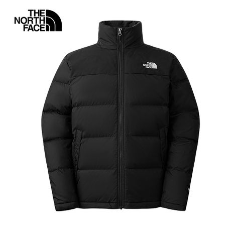 The North Face 北面 男款黑色DWR防潑水保暖立領羽絨外套|88R54H0 550蓬鬆度