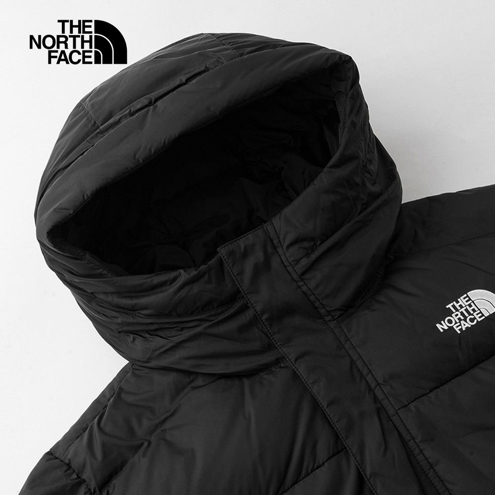 The North Face 北面 男款黑色DWR防潑水保暖連帽羽絨外套|89294H0 550蓬鬆度