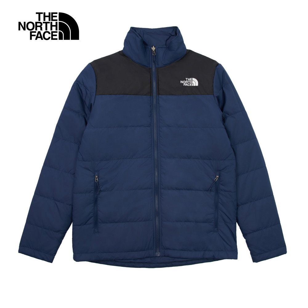 The North Face 北面 男款藍色DryVent防水透氣保暖連帽鋪棉內裡三合一外套|8DNC8K2