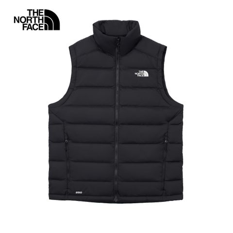 The North Face 北面 男款黑色舒適保暖立領羽絨背心|88R64H0 550蓬鬆度