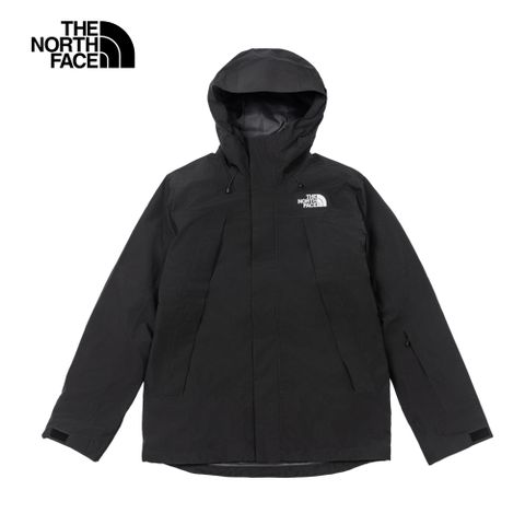 The North Face 北面 男款黑色DryVent防水透氣保暖連帽鋪棉內裡三合一外套|82VO4GZ