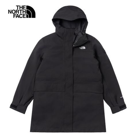 The North Face 北面 女款黑色DryVent防水透氣保暖連帽羽絨內裡三合一外套|89YPJK3 600蓬鬆度