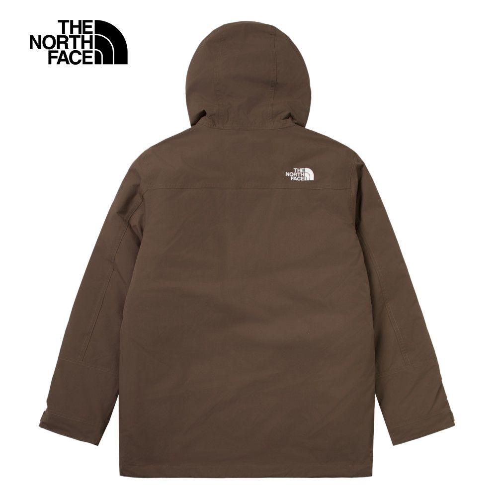 The North Face 北面 男款棕色DryVent防水透氣保暖連帽羽絨內裡三合一外套|89Z21OI 600蓬鬆度