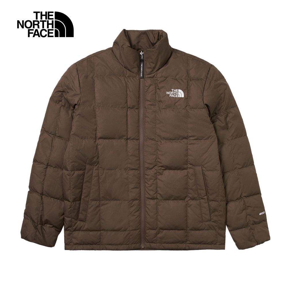 The North Face 北面 男款棕色DryVent防水透氣保暖連帽羽絨內裡三合一外套|89Z21OI 600蓬鬆度