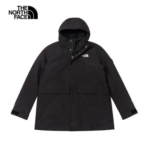 The North Face 北面 男款黑色DryVent防水透氣保暖連帽羽絨內裡三合一外套|89Z2JK3 600蓬鬆度