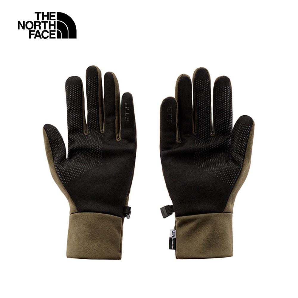 The North Face 北面 男女款灰褐色可觸控手套｜4SHA21L 