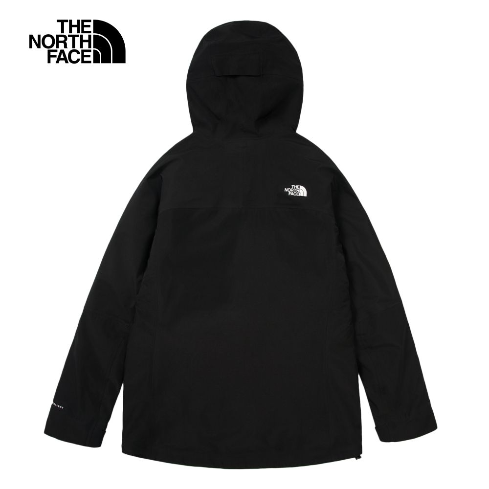 The North Face 北面 女款黑色FUTURELIGHT防水透氣連帽羽絨內裡三合一外套｜89X6JK3 600蓬鬆度