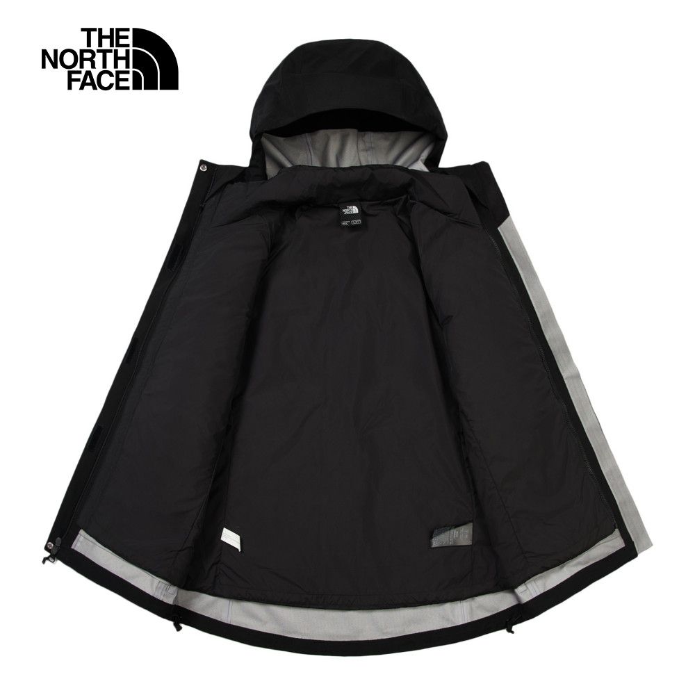 The North Face 北面 女款黑色FUTURELIGHT防水透氣連帽羽絨內裡三合一外套｜89X6JK3 600蓬鬆度