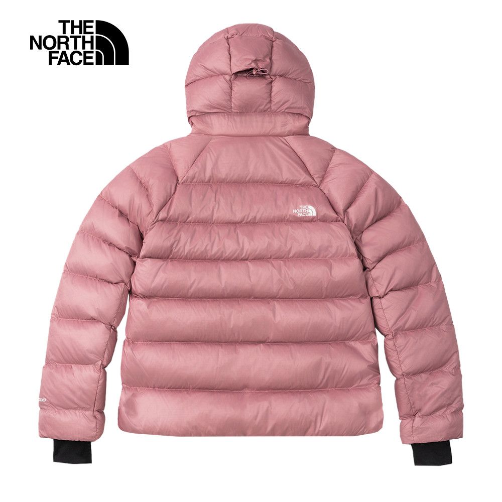 The North Face 北面 女款粉紅色DWR防潑水連帽羽絨外套｜89X71MI 700蓬鬆度