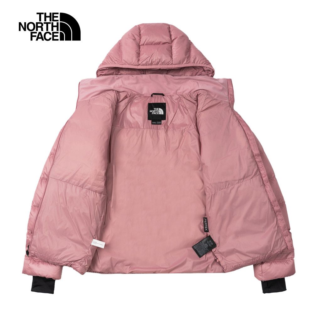 The North Face 北面 女款粉紅色DWR防潑水連帽羽絨外套｜89X71MI 700蓬鬆度