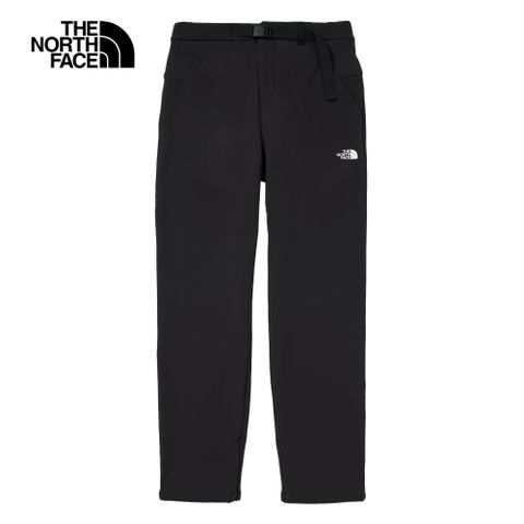 The North Face 北面 女款黑色DWR防潑水附腰帶戶外徒步長褲｜89Y9JK3