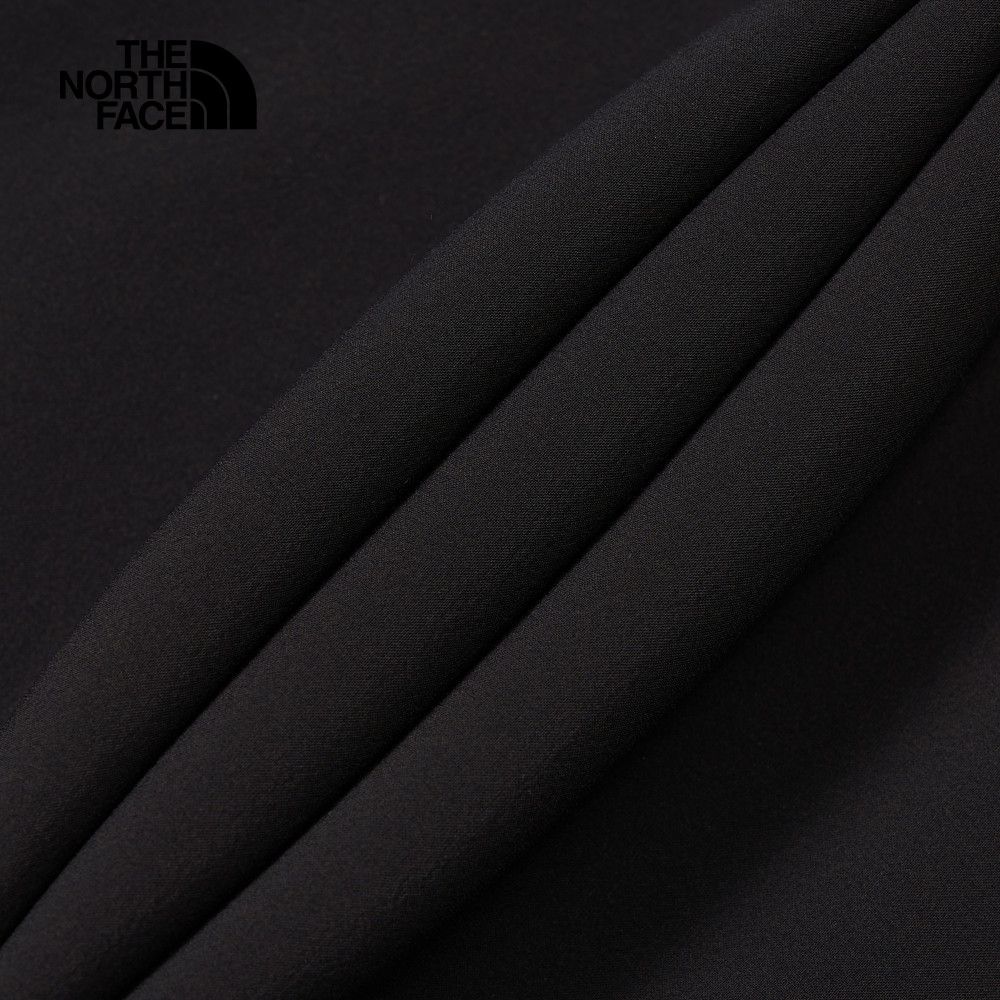 The North Face 北面 女款黑色DWR防潑水附腰帶戶外徒步長褲｜89Y9JK3