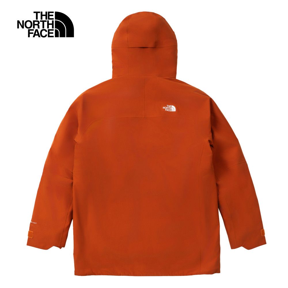 The North Face 北面 男款橘色FUTURELIGHT防水透氣連帽三合一外套｜89ZM1I0 600蓬鬆度