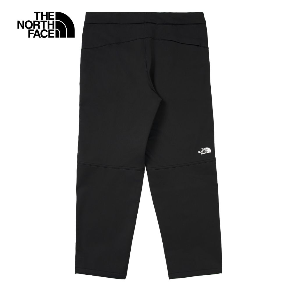 The North Face 北面 男款黑色DWR防潑水附腰帶戶外徒步長褲｜89ZKJK3