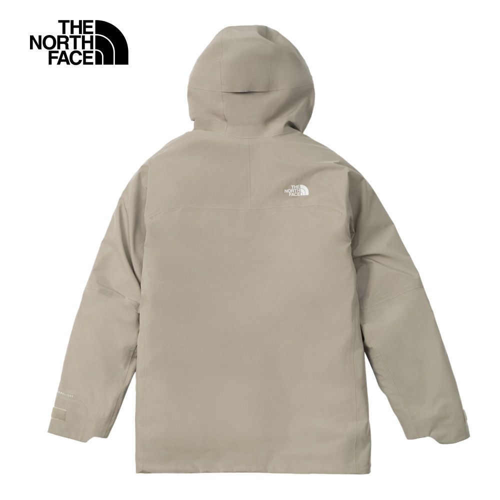 The North Face 北面 男款灰色FUTURELIGHT防水透氣連帽三合一外套｜89ZM1I4 600蓬鬆度