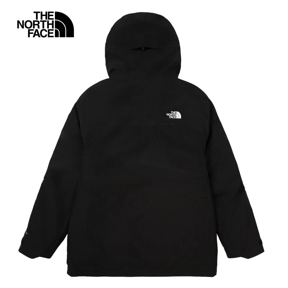 The North Face 北面 男款黑色FUTURELIGHT防水透氣連帽三合一外套｜89ZMJK3 600蓬鬆度