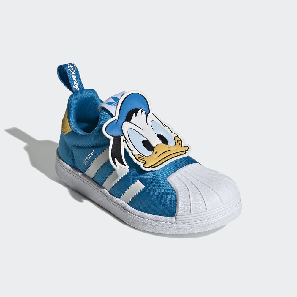 ADIDAS 愛迪達 DISNEY X SUPERSTAR 360 中大童 經典鞋-GX3274