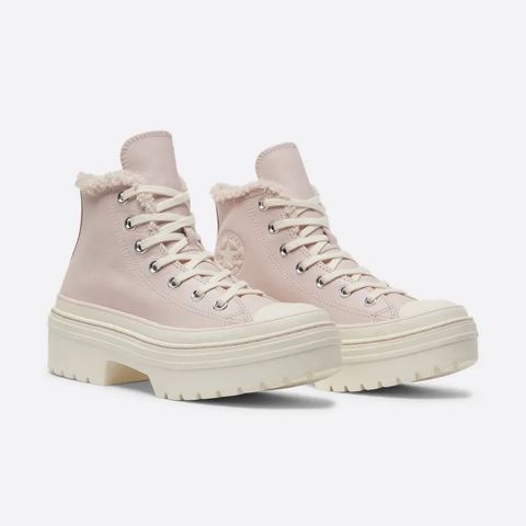 CONVERSE CTAS LUGGED HEEL HI 高筒 休閒鞋 厚底鞋 女鞋 粉色-A09346C