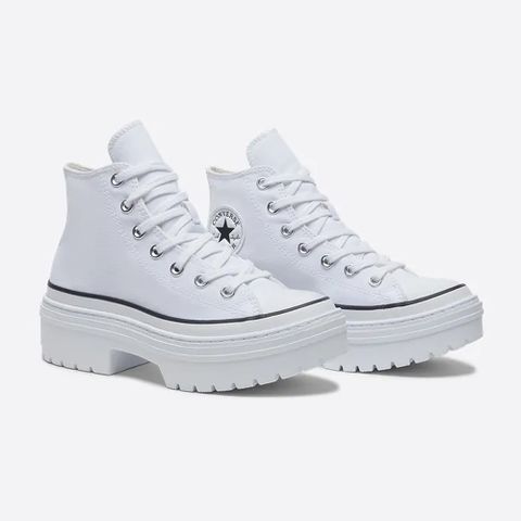 CONVERSE CTAS LUGGED HEEL HI 高筒 休閒鞋 厚底鞋 女鞋 白色-A10364C