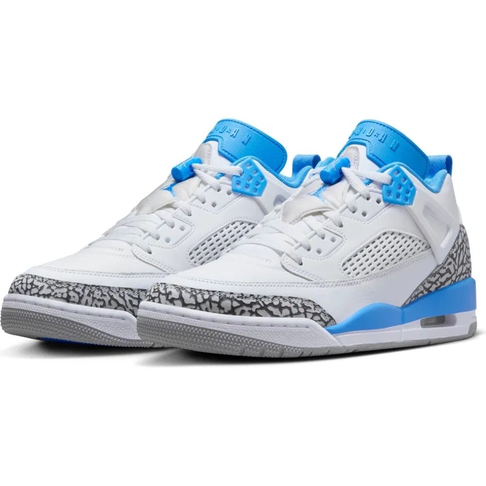 NIKE 耐吉 JORDAN SPIZIKE LOW 男鞋 籃球鞋 白色 北卡藍-FQ1759141