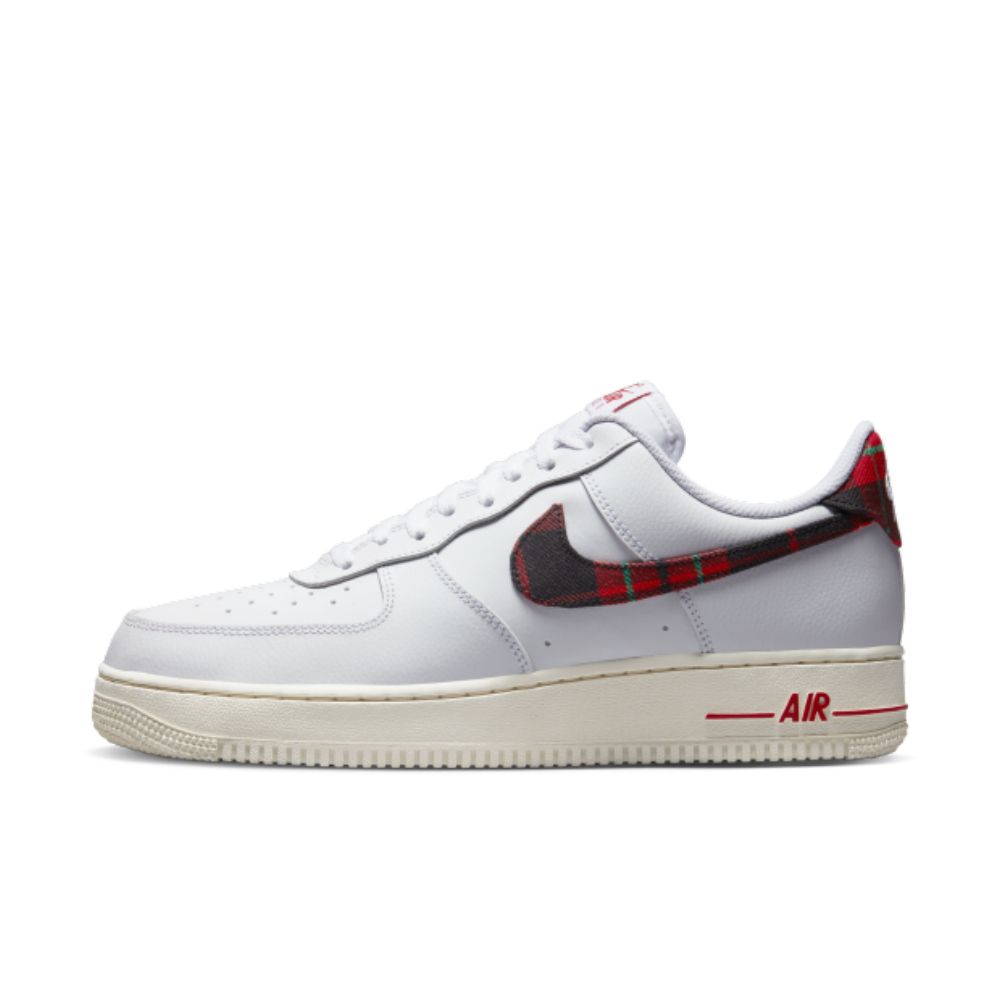 NIKE】AIR FORCE 1 07 LV8 休閒鞋男格紋白紅-DV0789100 - PChome 24h購物