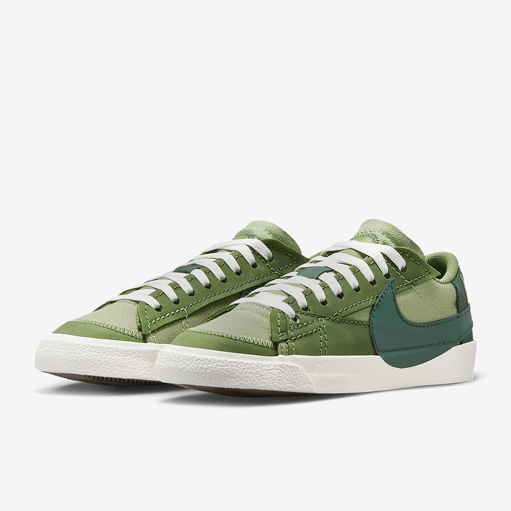 NIKE 耐吉 BLAZER LOW 77 JUMBO 休閒鞋 男鞋 綠色-FJ5468386