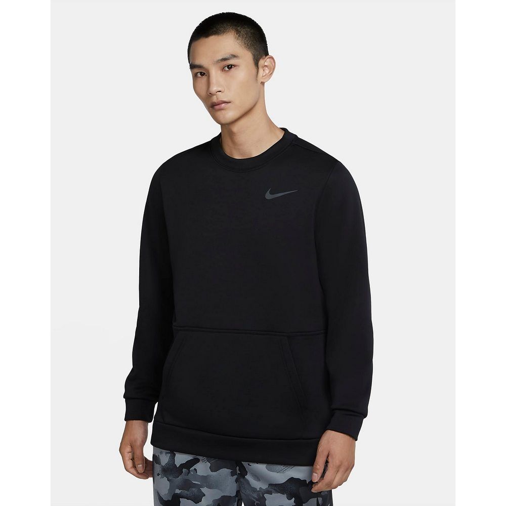 NIKE 耐吉 【NIKE】AS M NK TF TOP LS CRW 男 長袖上衣 黑色-CU7272010