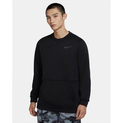 【NIKE】AS M NK TF TOP LS CRW 男 長袖上衣 黑色-CU7272010