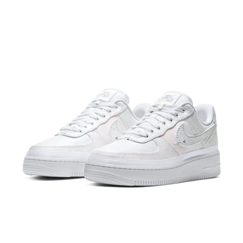 【NIKE】WMNS AIR FORCE 1 07 LX 女鞋 休閒鞋 撕撕樂 白 彩色-CJ1650100