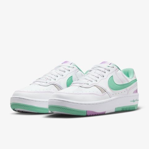 【NIKE】NIKE GAMMA FORCE 女鞋 休閒鞋 白綠紫-FN7109100