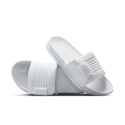 【NIKE】W NIKE OFFCOURT ADJUST SLIDE 女鞋 休閒鞋 白色-DV1033101