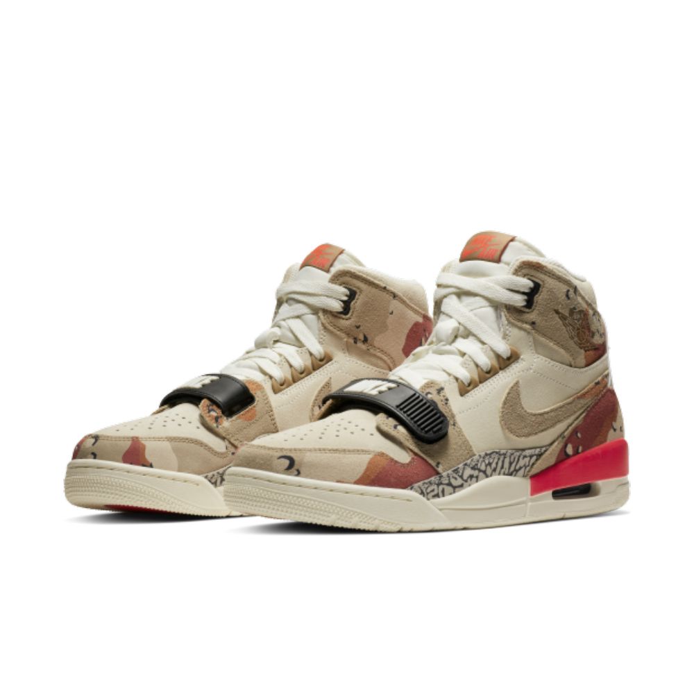  【NIKE】AIR JORDAN LEGACY 312 男鞋 籃球鞋 卡其爆裂紋-AV3922126