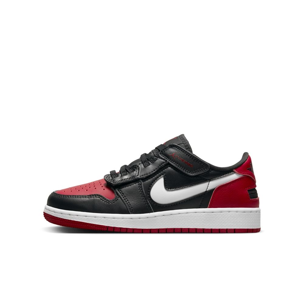 NIKE】AIR JORDAN 1 LOW FLYEASE GS 童鞋女鞋大童籃球鞋黑紅-DN4639066