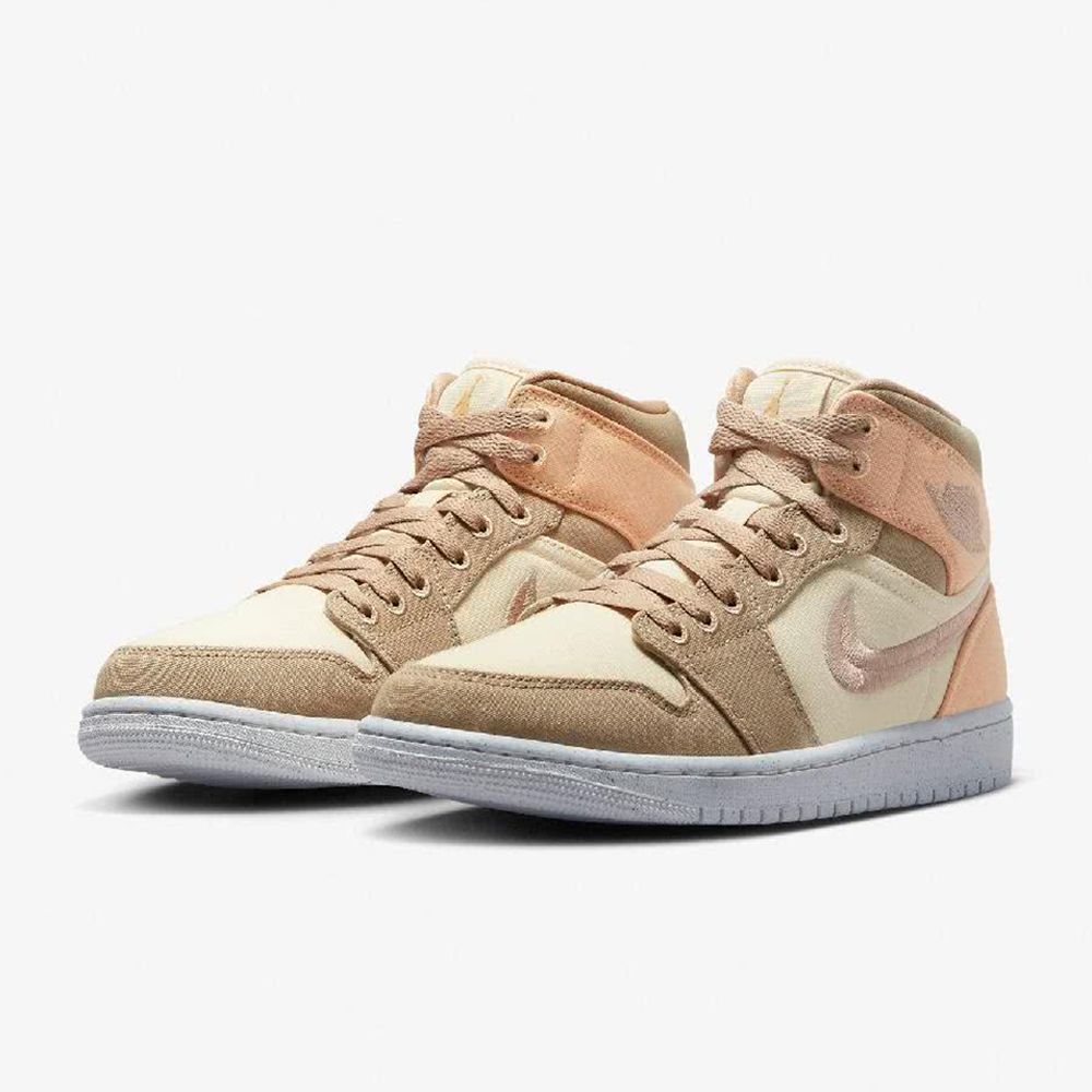 NIKE】WMNS AIR JORDAN 1 MID SE 女鞋籃球鞋沙色-DV0427102 - PChome