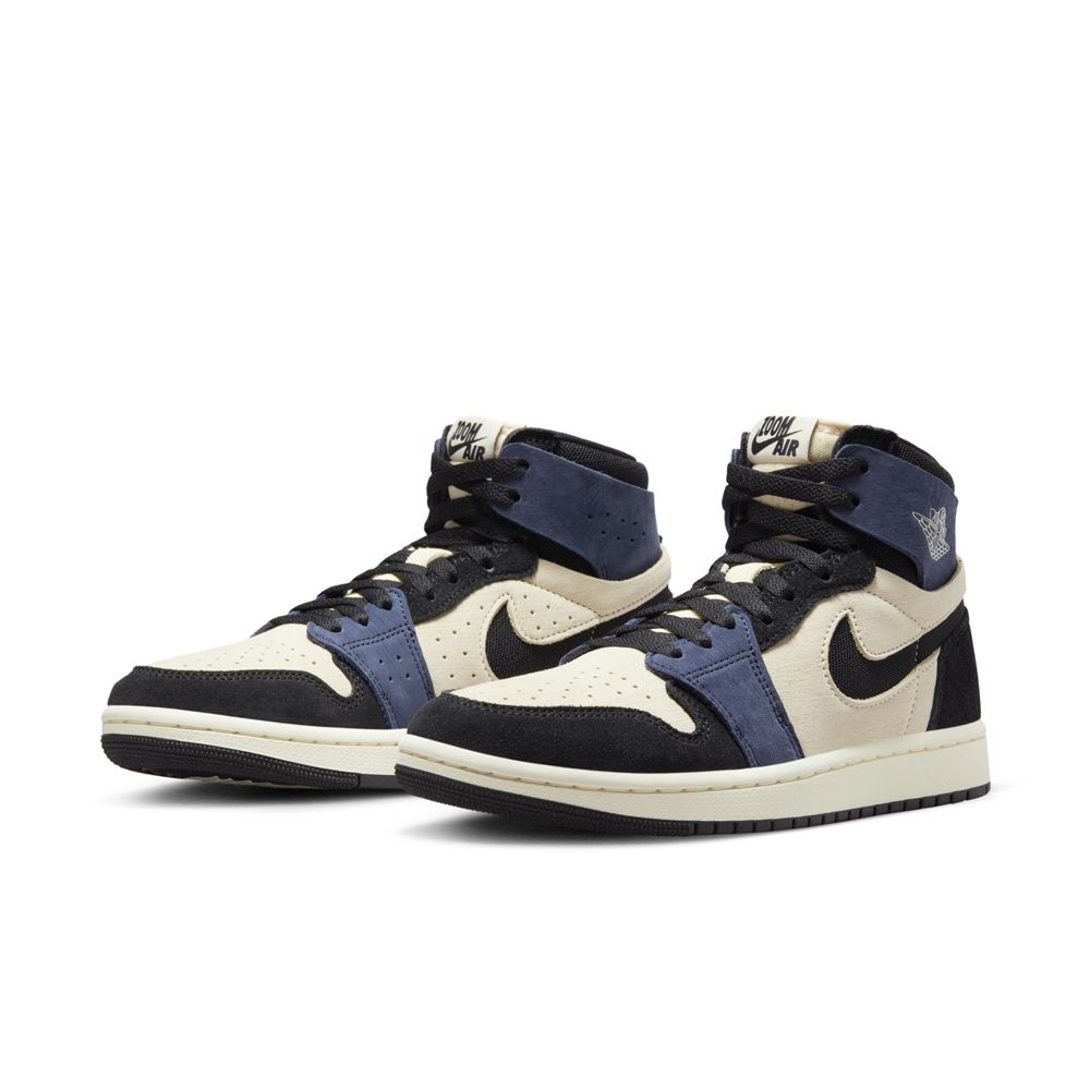  【NIKE】W AIR JORDAN 1 ZM AIR CMFT 2 女鞋 籃球鞋 白藍黑-DV1305104