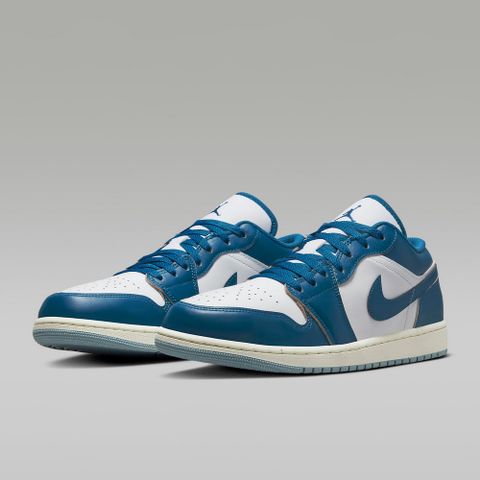 【NIKE】AIR JORDAN 1 LOW SE 男鞋 籃球鞋 白藍-FN5214141