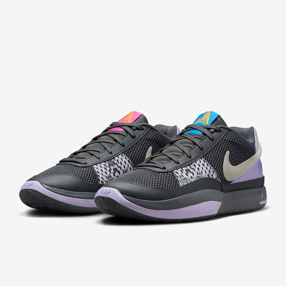  【NIKE】JA 1 EP 男鞋 籃球鞋 Personal Touch 氣墊 Morant 夜光 深灰紫-FV1288001