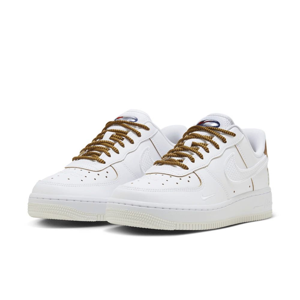  【NIKE】WMNS AIR FORCE 1 07 LX 女鞋 休閒鞋 紀念款 白咖啡-HF5716111