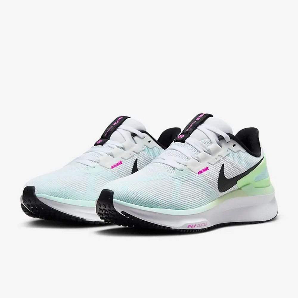  【NIKE】W NIKE AIR ZOOM STRUCTURE 25 女 跑步鞋 白色-DJ7884105