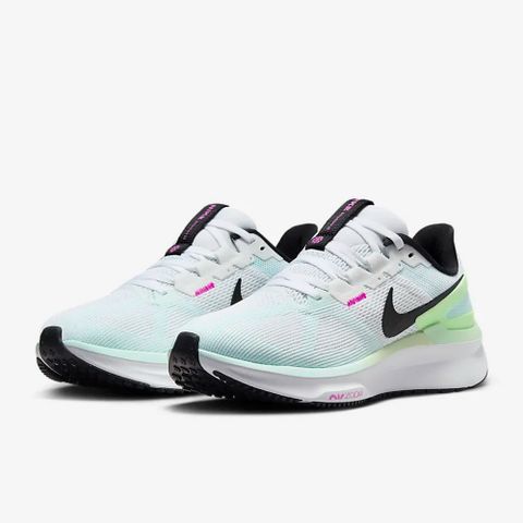 【NIKE】W NIKE AIR ZOOM STRUCTURE 25 女 跑步鞋 白色-DJ7884105