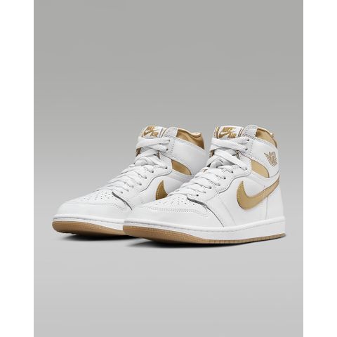 【NIKE】WMNS AIR JORDAN 1 RETRO HI OG 女 籃球鞋 白金-FD2596107