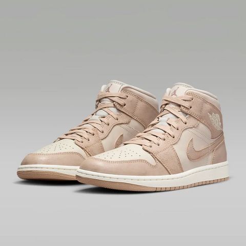 【NIKE】WMNS AIR JORDAN 1 MID SE 女 籃球鞋 淺棕-FJ3448200