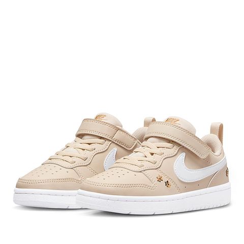 【NIKE】COURT BOROUGH RECRAFT SE (PSV) 中大童 休閒鞋 米白色-FZ3135100