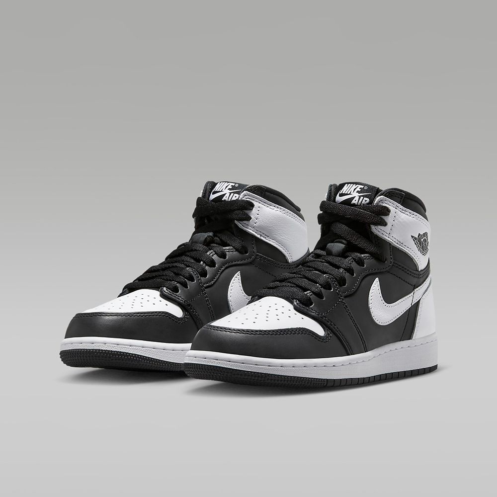  【NIKE】AIR JORDAN 1 RETRO HIGH OG GS 中大童 籃球鞋 黑白-FD1437010