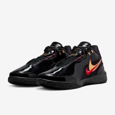 【NIKE】ZM LEBRON NXXT GEN AMPD EP 男鞋 籃球鞋 黑紅金-FJ1567001