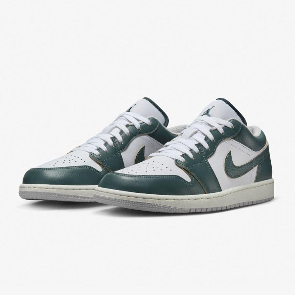  【NIKE】AIR JORDAN 1 LOW SE 男鞋 籃球鞋 白綠-FQ7687300