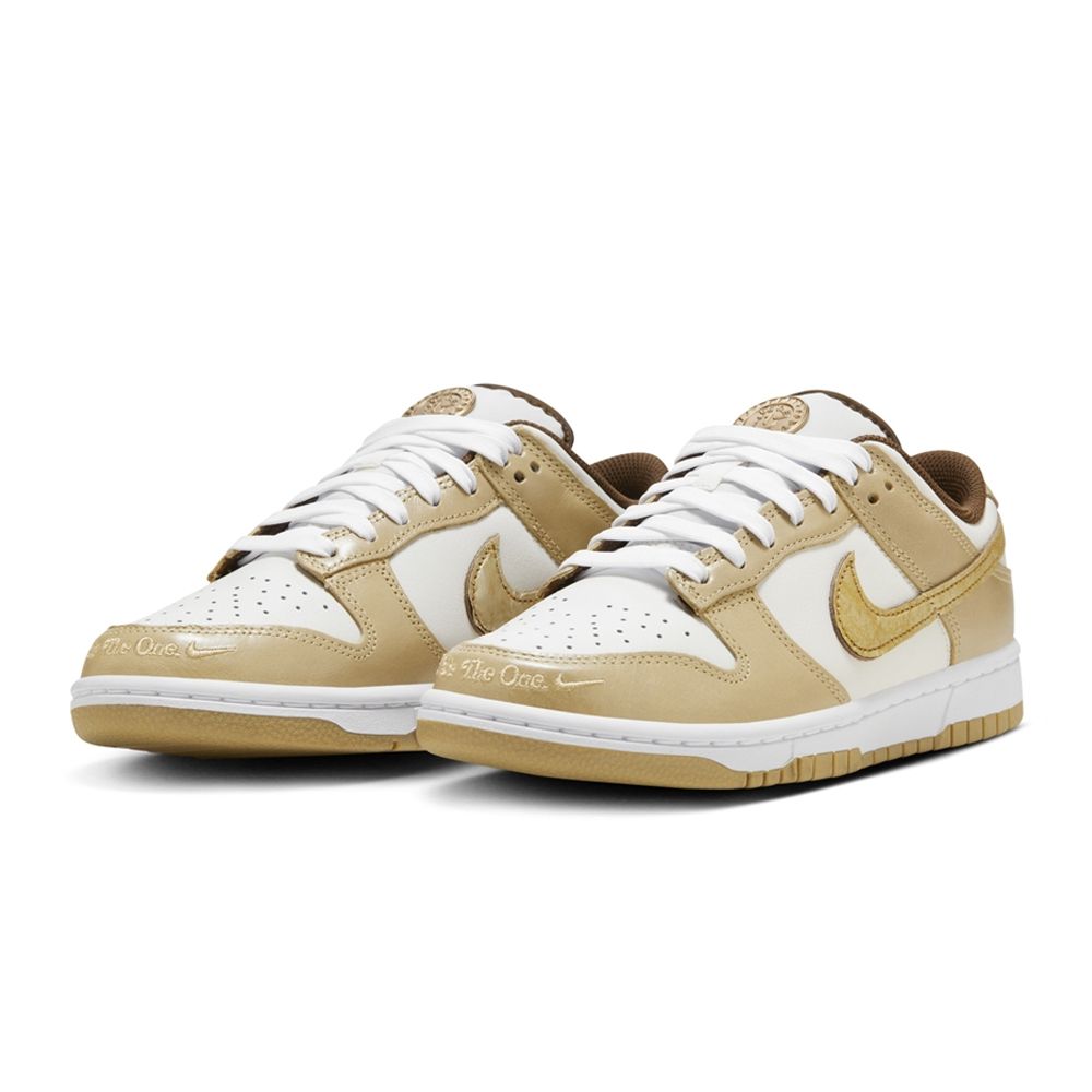  【NIKE】W NIKE DUNK LOW LX 女鞋 休閒鞋 奶茶金 卡其金-HM3695071