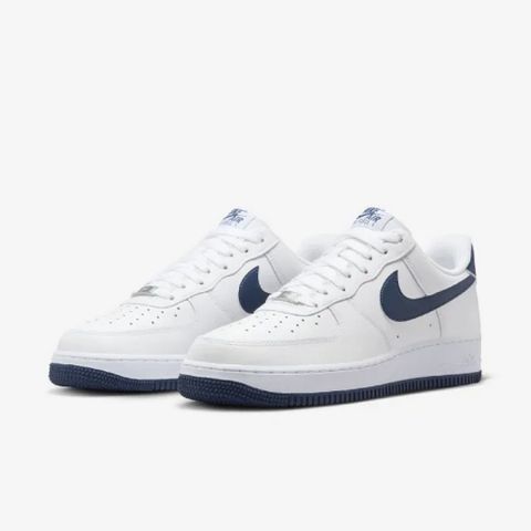 【NIKE】AIR FORCE 1 07 男鞋 休閒鞋 白藍色-FJ4146104